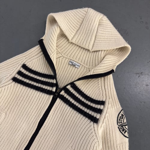 Image of AW 2005 Stone Island Heavyweight Wool zip up, size small