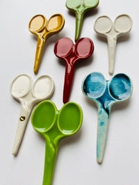 Image 3 of Scissors Brooch and Necklace 