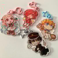 Sparkly keychains