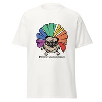 Image 5 of ADULT TEE- Rainbow Anouk Pug