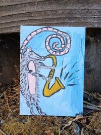 Image 12 of Possum Playing Horn