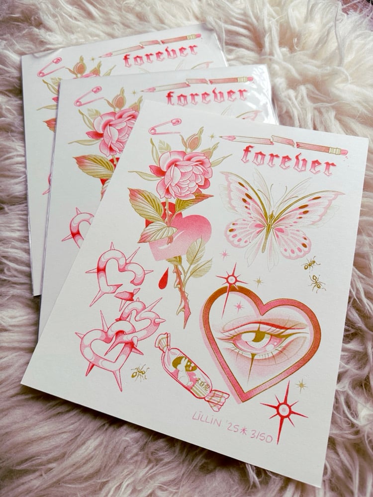 Valentine’s Risograph Print