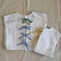 Image 2 of GINGHAM TIE TOP