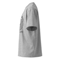 Image 9 of temple Unisex organic oversized high neck t-shirt 