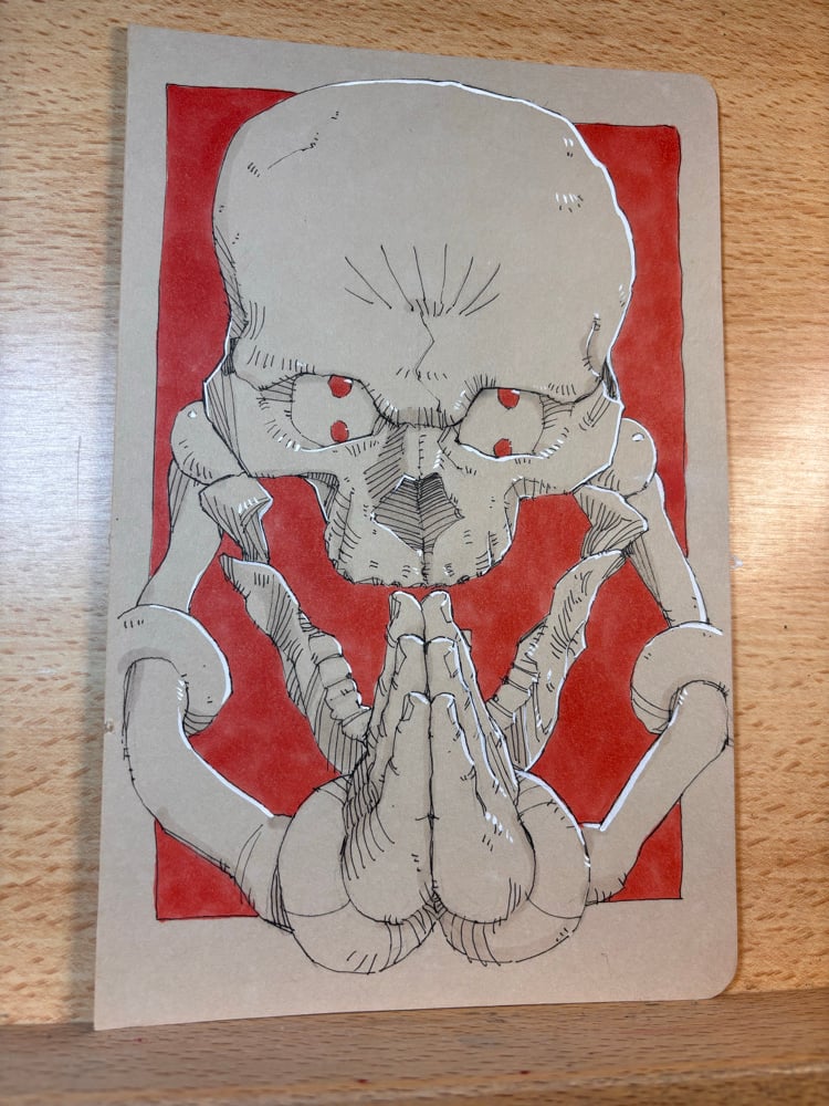 Image of Gatekeeper 5.5x8.5 original illustration