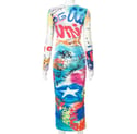 $16.00 Graffiti Maxi Dress