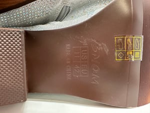 Image of  rhinestone Silver cowgirl Boots  women’s Size 11 - Free Shipping 