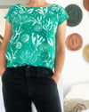 Ready Made Seashells T Top with Free Postage 