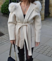 Image 3 of Cream Loro Coat