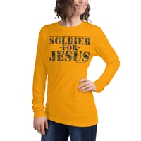 Image 8 of Soldier For Jesus Unisex Long Sleeve Tee