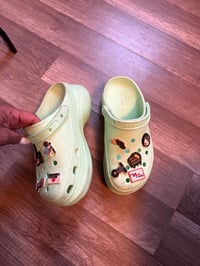 Image 2 of Green crocs 