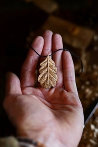 Image 1 of Oak leaf pendant- 