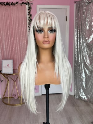 Image of icy bangs luxury pre cut lace (ready to ship)