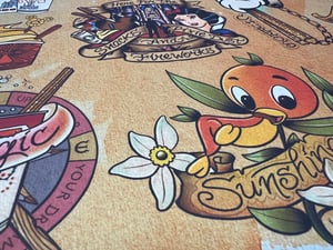 Image of Disney Inspired Traditional Tattoo Flash Sheet: D08 11x14