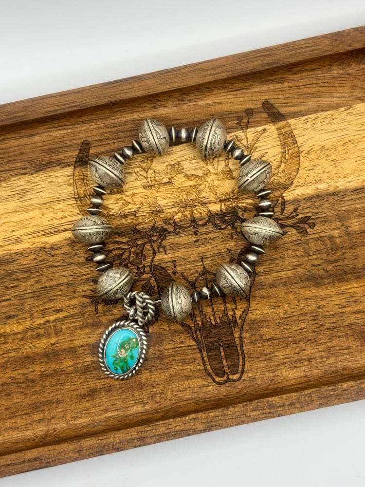 Image of Mercury Dime Bracelet 🩵💚