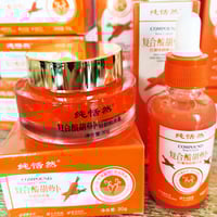 Image 1 of Carrot Facial Skin Care Set Carrot Serum Moisturizing Remove Dryness Fine Lines Whitening Brighten F