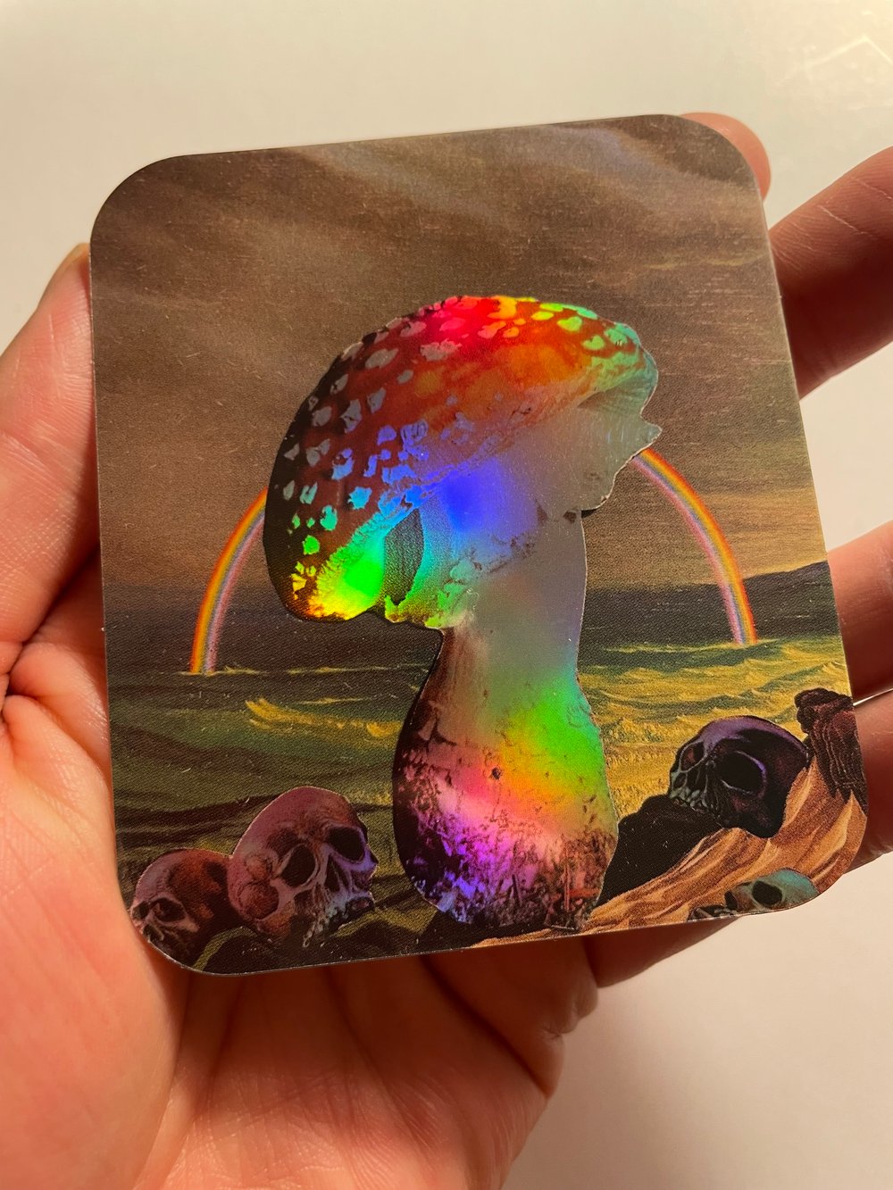 Cycles holographic sticker