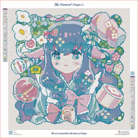 Image 5 of Wish Full Size Diamond Painting by Hiroko 