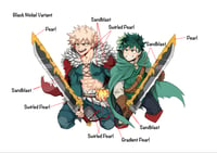 Image 3 of [PRE-ORDER] Fantasy AU BakuDeku Pin