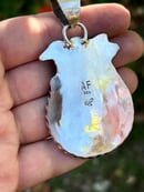 Image 4 of FOR SARAH - Custom Silver Sheen Obsidian Crow Pendant