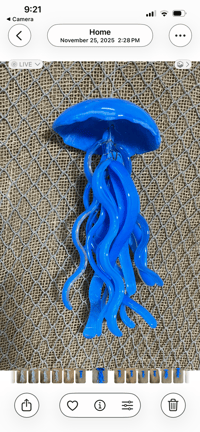 Image 1 of Blue Jellyfish Wind Chimes