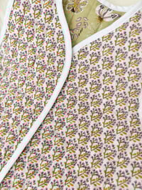 Image 3 of Gilet Matelassé Sans Manche Fille Lilas