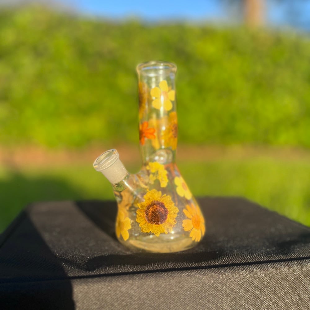 Image of yellow floral 6”