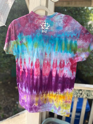 Image of LARGE Trans People Will Always Exist Die Mad About It Tie Dye Shirt 1