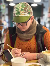 Image 3 of ZLW Fern 4 Panel Cycling Cap