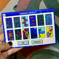 Image 1 of Solitaire glitter sticker sheet