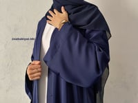 Image 3 of Navy blue Khadija Abaya  