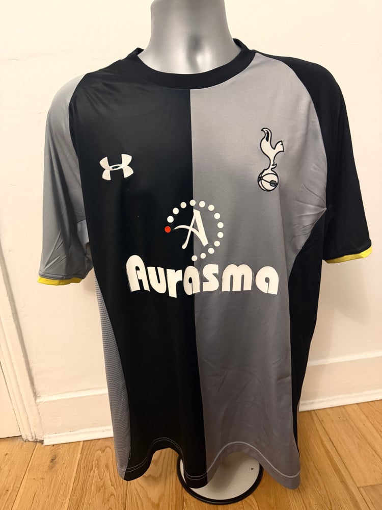 Image of PRE ORDER: Tottenham Hotspur “BALE 11” 2012/13 Third Shirt (XL) + 2018/19 third (XL)