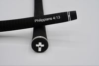 Image 1 of Philippians 4:13 Iron Grip with cross
