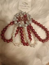 Image 2 of RED & WHITE BRACELET 