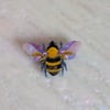 Small Bee (deep orange body)