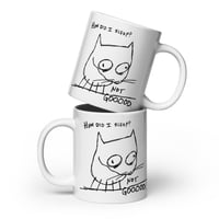 Image 2 of NOT GOOOOD White glossy mug 