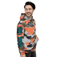 Image 1 of CAMMO Unisex Hoodie Drink Life Orange