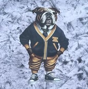 Image of Aggie Polo Bulldog TieDye Black