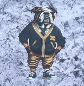 Image of Aggie Polo Bulldog TieDye Black