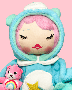 Image of CAREBEAR INISPIRED ART DOLL FAMILY SET