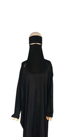 Image 2 of BLACK STRING NIQAB 