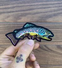 Image 1 of 4’ inch Brown trout Patch