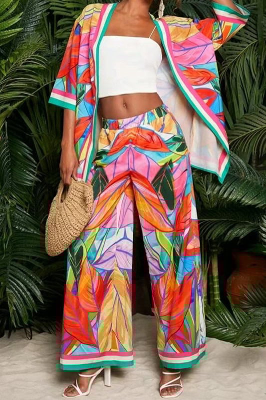 Image of Floral Two-Piece Set