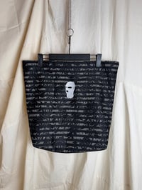 Image 1 of Roses Are Black Large Tote Bag