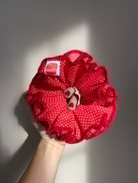 Image 1 of Smol Dot Fruffle with Red Trim