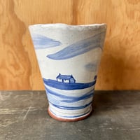 Image 1 of Coastal Beaker/Pencil Pot/Small Vase
