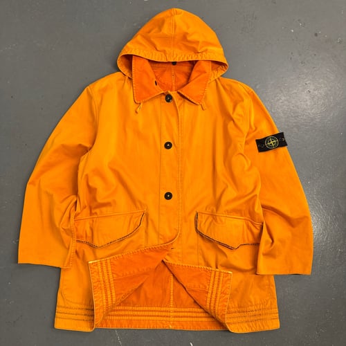 Image of SS 1996 Stone Island Raso Fooccato reversible velour jacket, size large