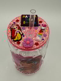 Image 2 of 16oz Karol G glass tumbler