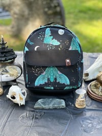 Image 3 of Cyan Moth Backpack