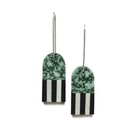 Image 1 of Variolite, Mudstone & Sinter Earrings